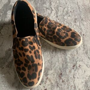 Leopard Slip on Sneakers